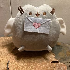 New Sushi Cat Plush Angel with Heart ❤️ Envelope & Wings